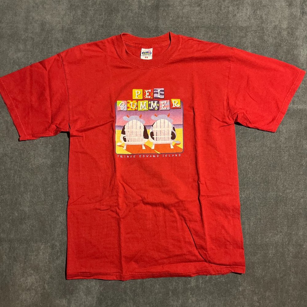 COWS PEI Summer Red T (M)